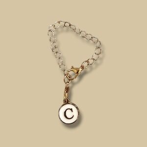 Stanley cup/mug letter "C" handle charm accessory